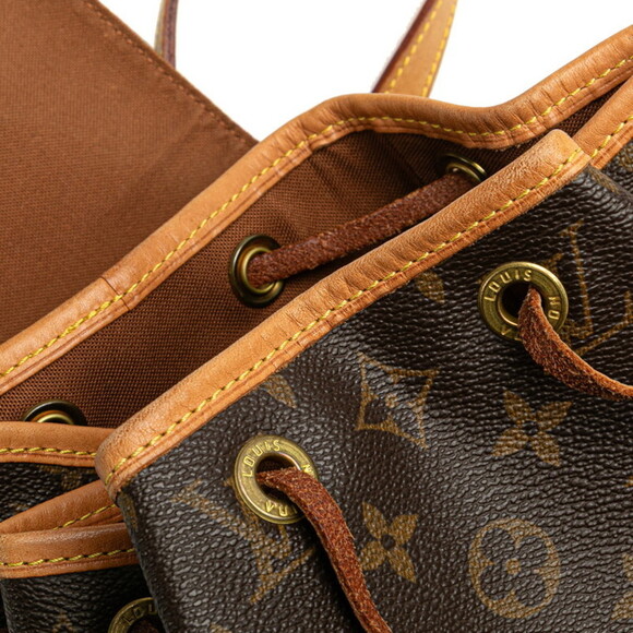 LOUIS VUITTON Authentic Brown Monogram Leather Backpack main image 11